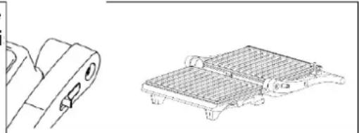 Tognana Iridea D2DTN04IRZU - USING THE SANDWICH TOASTER AS AN OPEN GRILL - 1