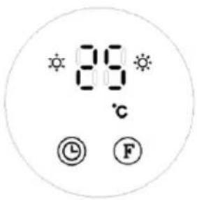 SHX SHXBH20R - Setting the temperature: - 1
