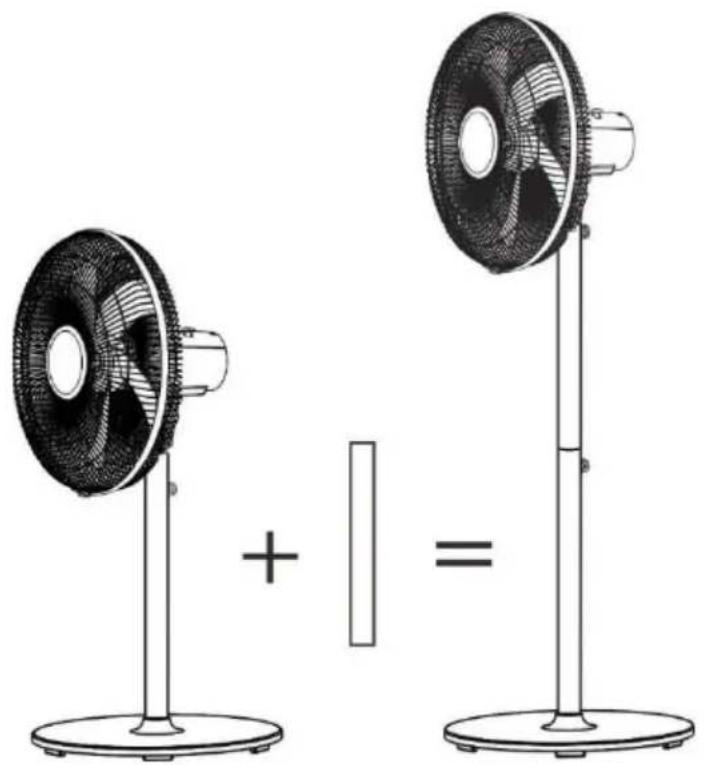 BLUEPALM BP40STTI22V2 - Vloer- en tafelventilator BP40STTI22V1 & BPSTTI22V2 - 1