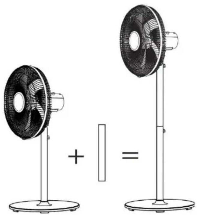 BLUEPALM BP40STTI22V2 - Stand- und Tischventilator BP40STTI22V1 & BP40STTI22V2 - 1