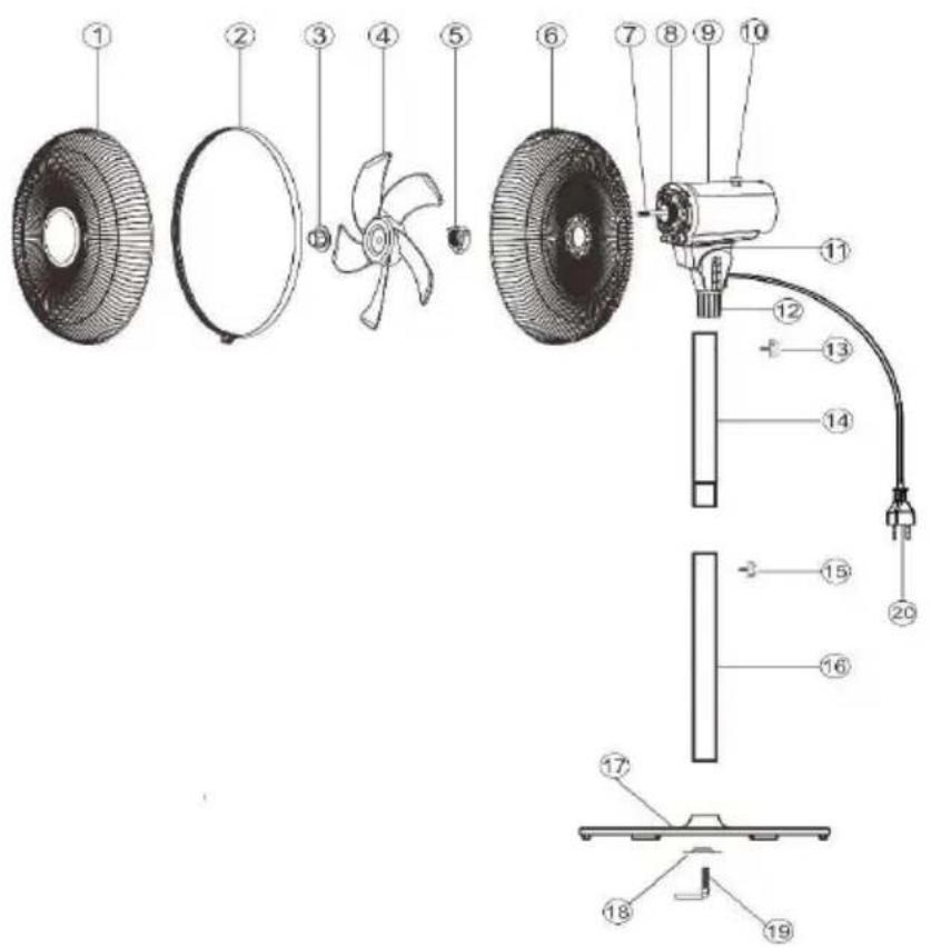BLUEPALM BP40STTI22V1 - OVERVIEW THE FAN - 1