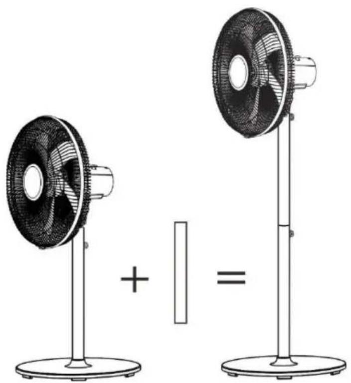 BLUEPALM BP40STTI22V1 - Stand and table fan BP40STTI22V1 & BPSTTI22V2 - 1