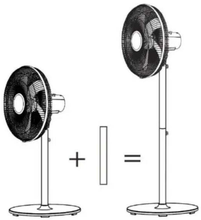 BLUEPALM BP40STTI22V1 - Ventilatore da terra e da tavolo BP40STTI22V1 & BPSTTI22V2 - 1