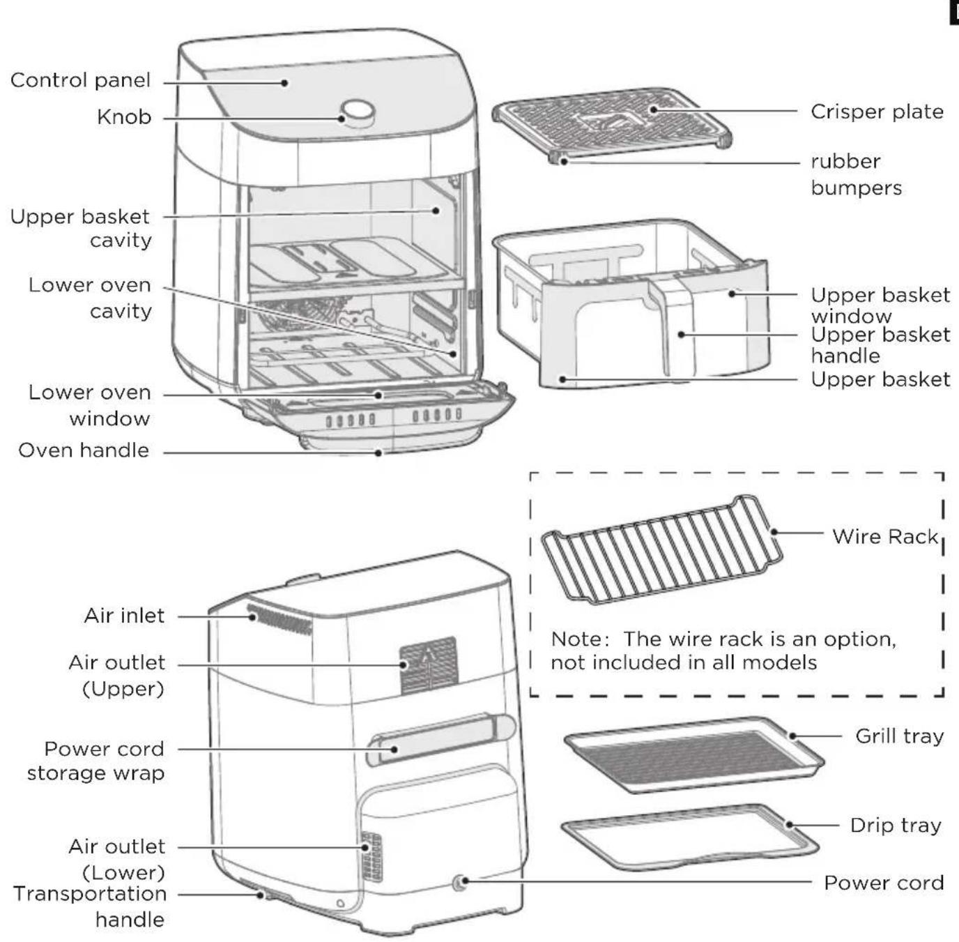 MIDEA MAD1100DADK - Parts and Accessories - 1