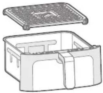 MIDEA MAD1100DADK - Cuisson dans la Cavité Supérieure (Panier) - 1