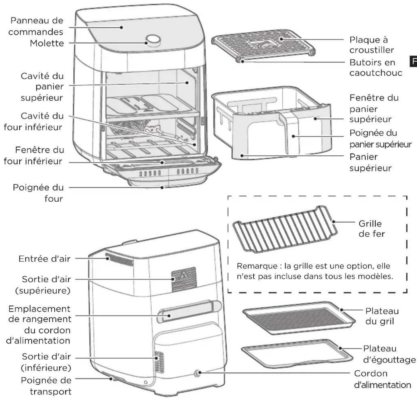 MIDEA MAD1100DADK - Pièces et Accessoires - 1