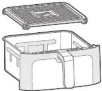 MIDEA MAD1100DADK - Upper Cavity Cooking (Basket) - 1