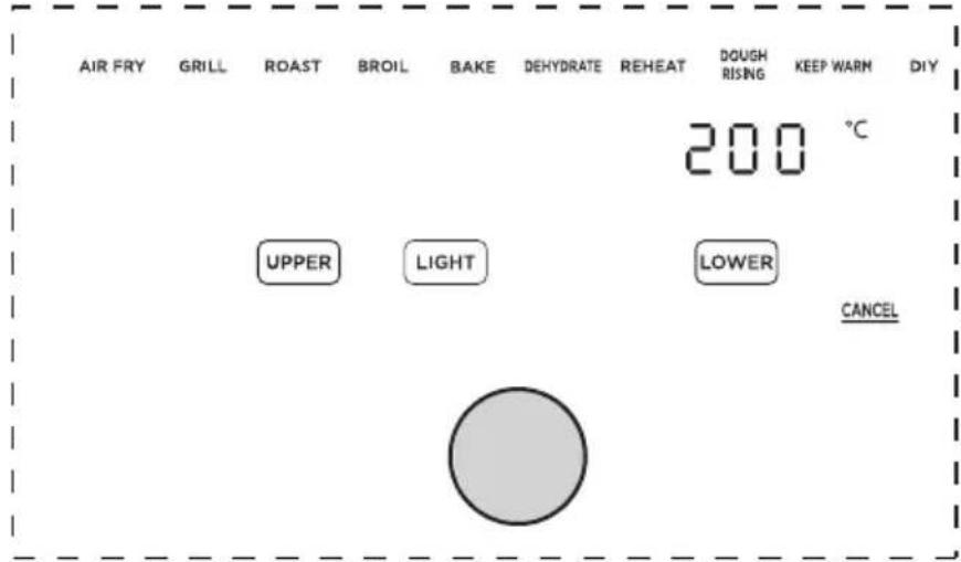 MIDEA MAD1100DADK - Unteren Garraum (Ofen) verwenden - 4