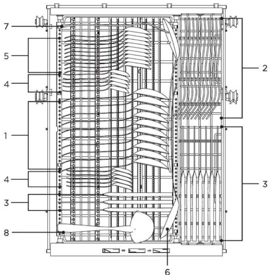 MIDEA MDWEB1004MB - 3.Cutlery rack: - 1