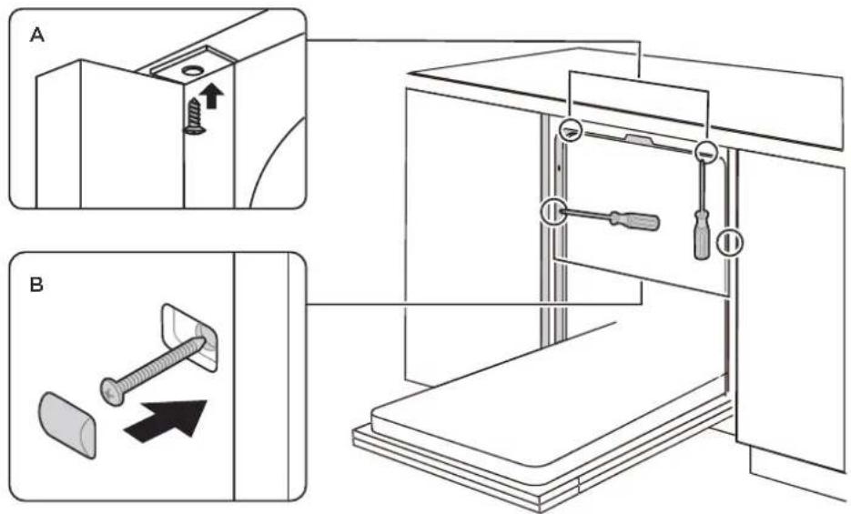 MIDEA MDWEB1004MB - Krok 4. Kroki instalacji zmywarki - 1
