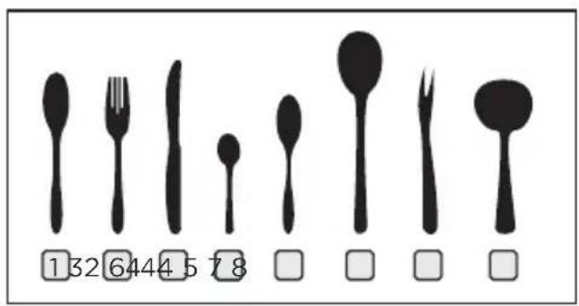 MIDEA MDWPB1303LS - 4.Cutlery basket: - 2