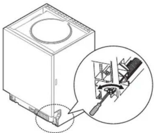 MIDEA MDWPB1303LS - Schritt 3. Einstellung der Türfederspannung - 1