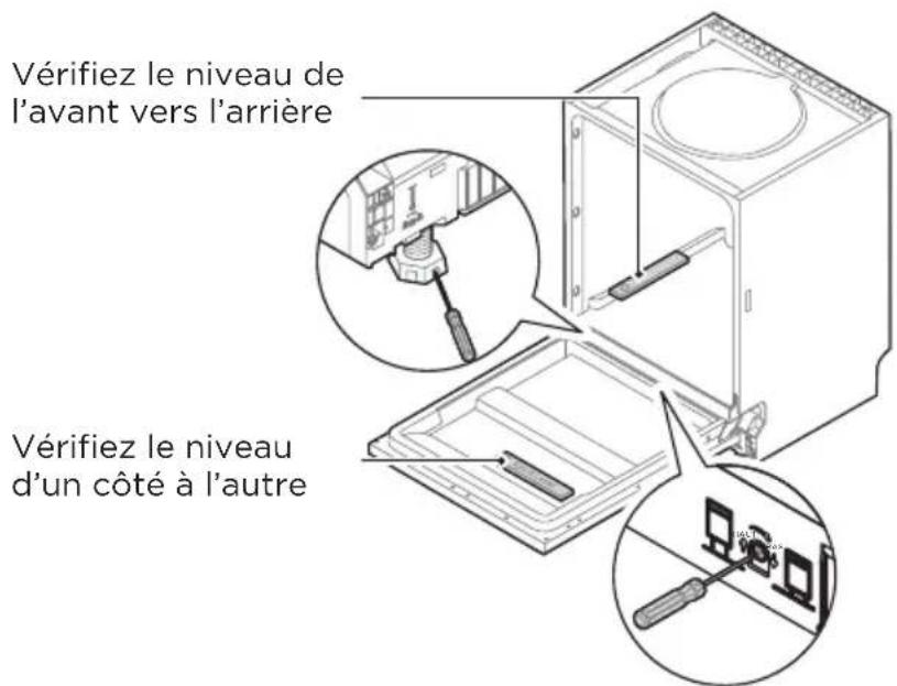 MIDEA MDWPB1303LS - Étape 5. Mise à niveau du lave-vaisselle - 1
