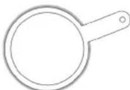 MIDEA MER30B12ASSC - Pan Size/Element Size Selection: - 2