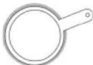 MIDEA MER30B12ASSC - Pan Size/Element Size Selection: - 1