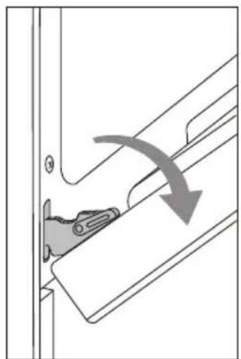 MIDEA MER30B12ASSC - REINSTALLING DOOR: - 2