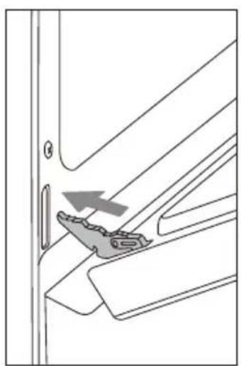 MIDEA MER30B12ASSC - REINSTALLING DOOR: - 1