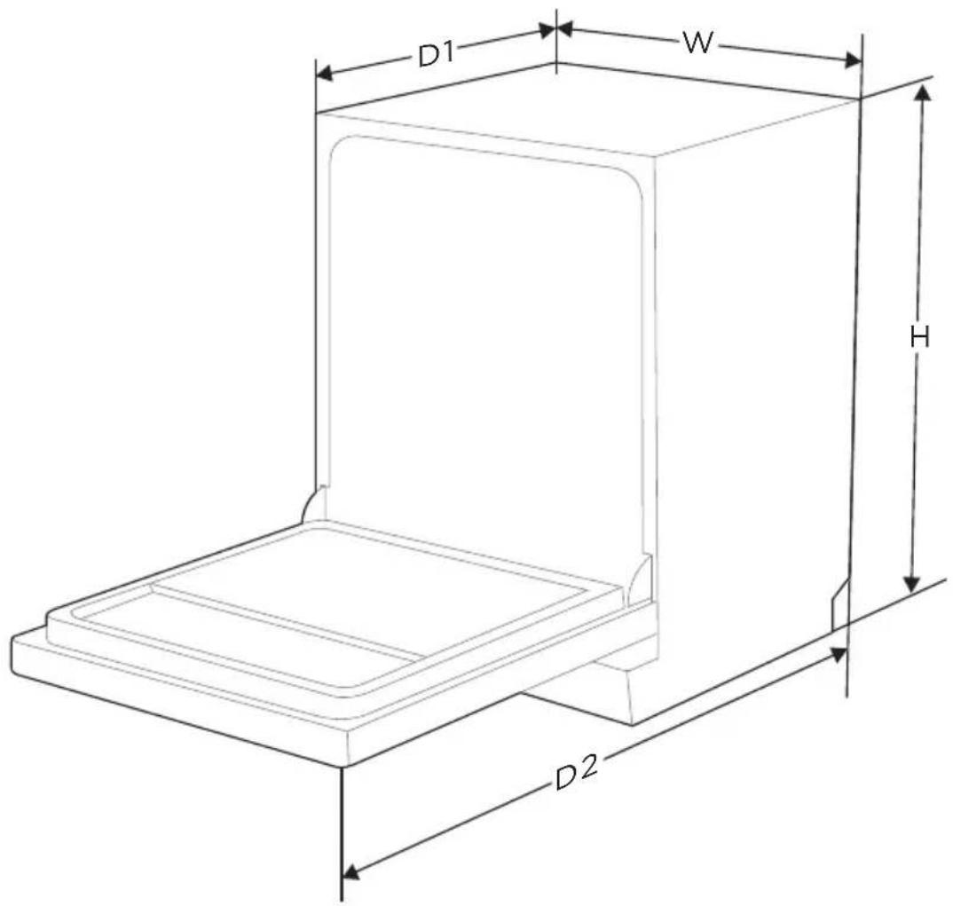 MIDEA MDWEB1403QB - SPECIFICATIONS - 1