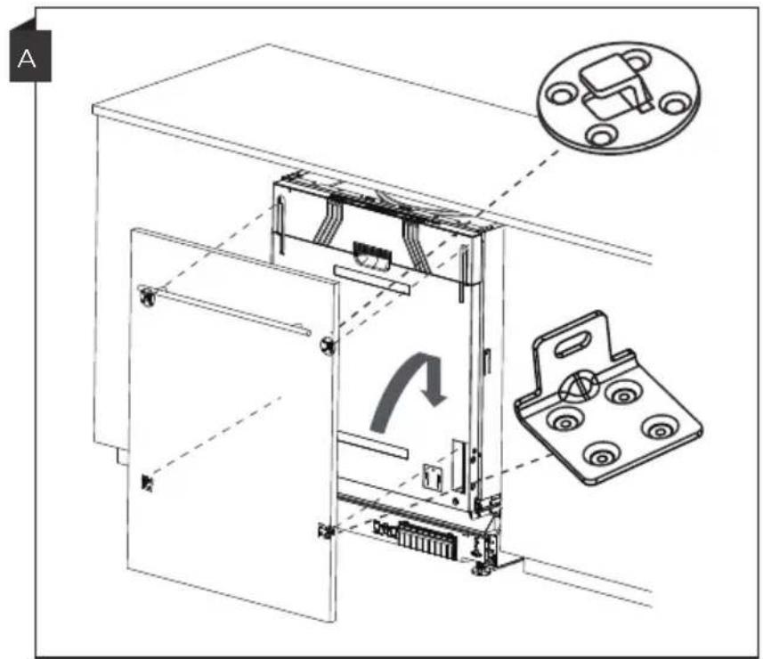 MIDEA MDWEB1403QB - Step 2. Aesthetic panel's dimensions and installation - 2