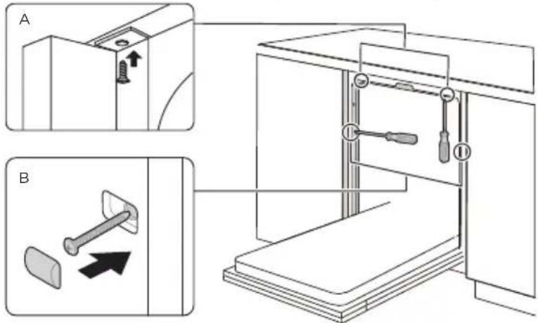 MIDEA MDWEB1403QB - Étape 3. Etapes de l'installation du lave-vaisselle - 2