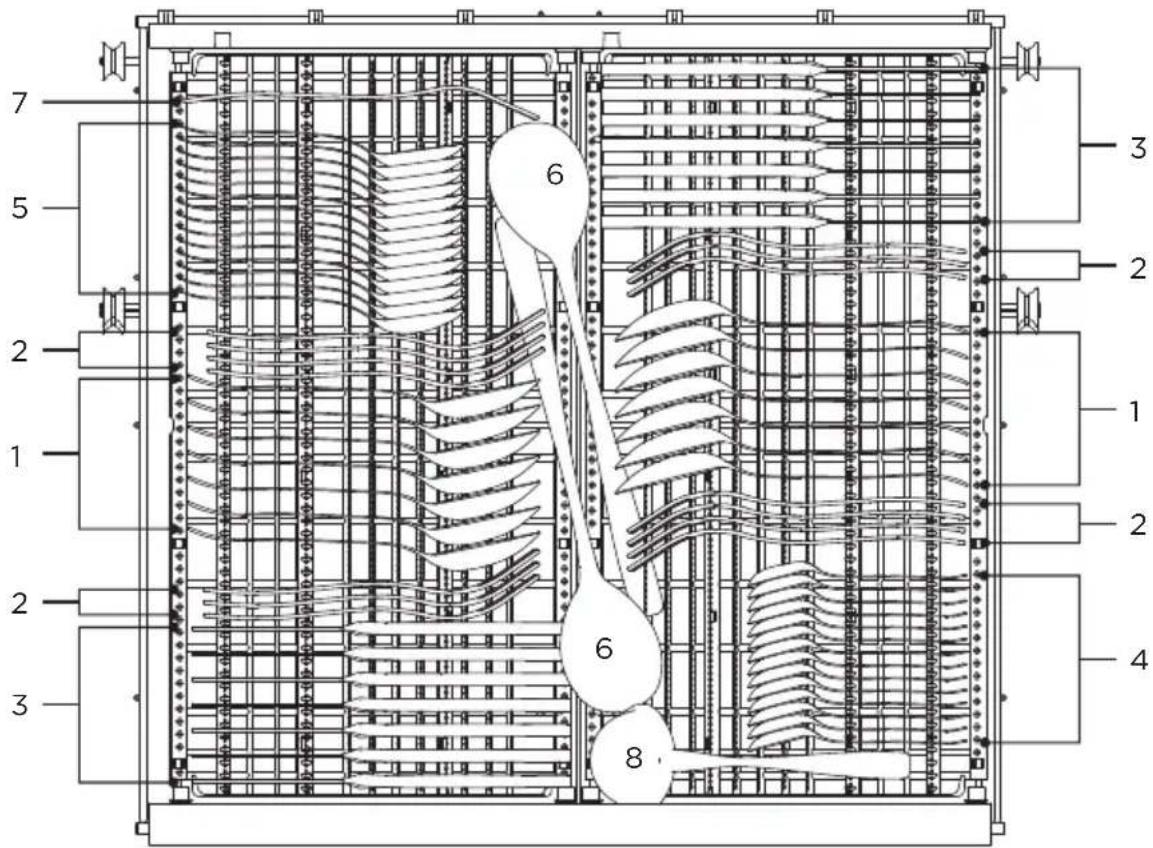 MIDEA MDWEB1403QB - 3.Cutlery rack: - 1