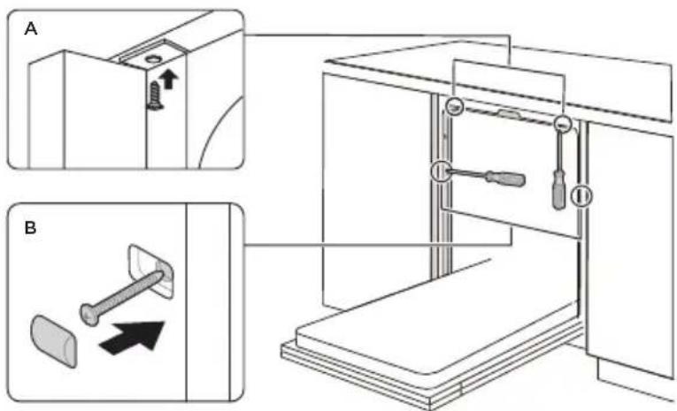 MIDEA MDWEB1403QB - Step 3. Dishwasher installation steps - 2