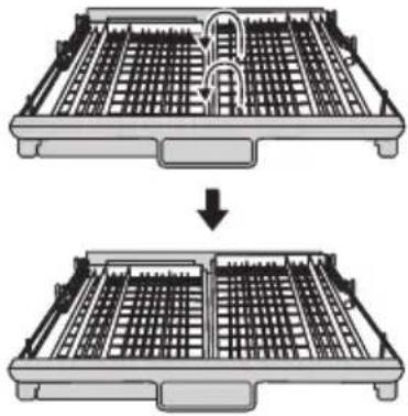 MIDEA MDWEB1403QB - Tipps zur Verwendung der Besteckablage - 1