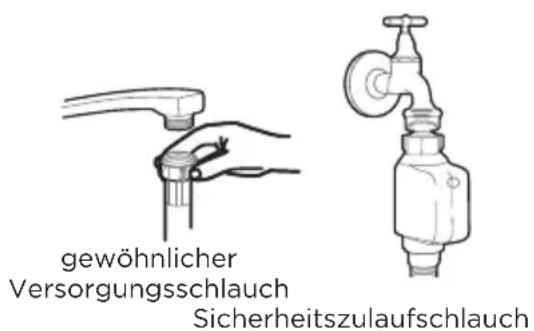 MIDEA MDWEB1403QB - Kaltwasseranschluss - 1