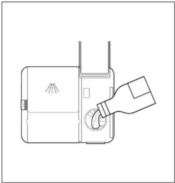 MIDEA MDWEB1403QB - Filling The Rinse Aid Reservoir - 3