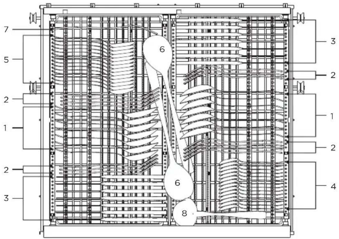 MIDEA MDWEF1433DW - 3.Cutlery rack: - 2