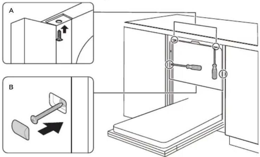 MIDEA MDWEB1004LS - Étape 4. Étapes d'installation du lave-vaisselle - 2