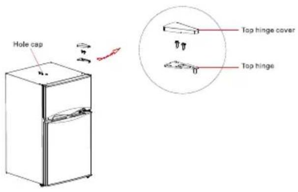 MIDEA MRM31S4ASLC - REVERSE THE DOOR SWING - 6