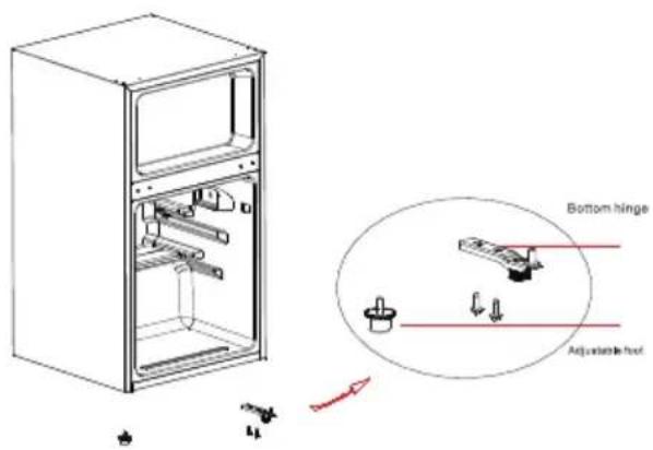 MIDEA MRM31S4ASLC - REVERSE THE DOOR SWING - 8