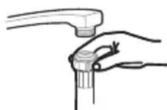 MIDEA MDWEF1433GW - Raccordement eau froide - 1