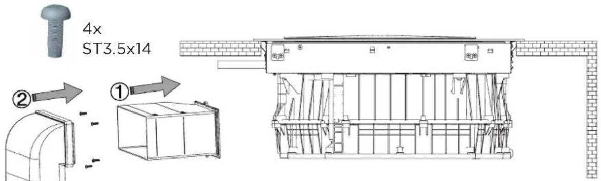 MIDEA MIH740Y038B - Instalar deflector en la cucina - 20