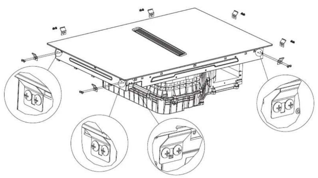 MIDEA MIH740Y038B - Umlenkblech am Herd installmenten - 3