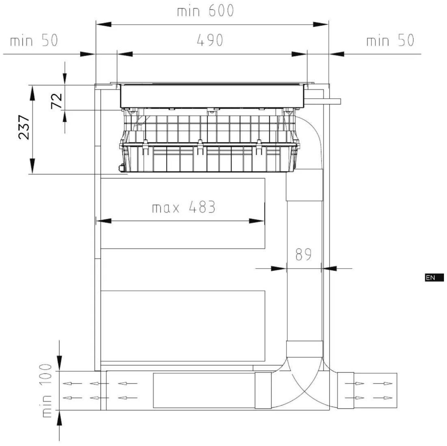 MIDEA MIH740Y038B - PRODUCT INSTALLATION - 77