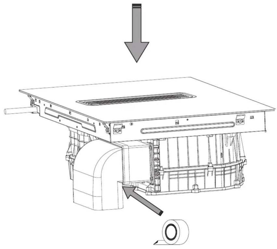 MIDEA MIH740Y038B - Umlenkblech am Herd installmenten - 16