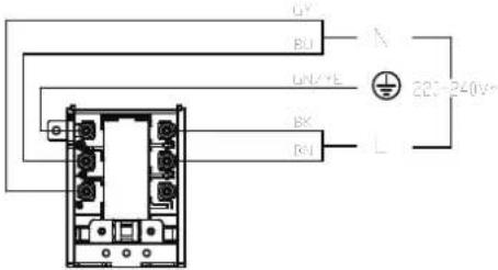MIDEA MIH740Y038B - Connecting the Hob to the Mains Power Supply - 5