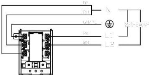 MIDEA MIH740Y038B - Connecting the Hob to the Mains Power Supply - 6
