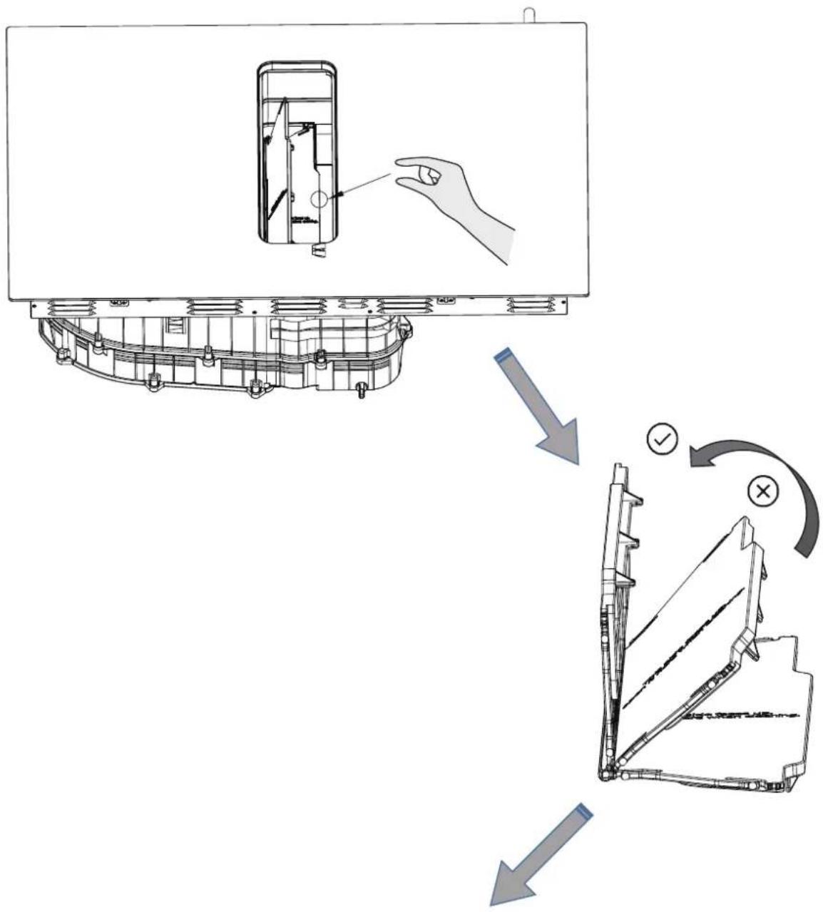 MIDEA MIH740Y038B - Umlenkblech am Herd installmenten - 13