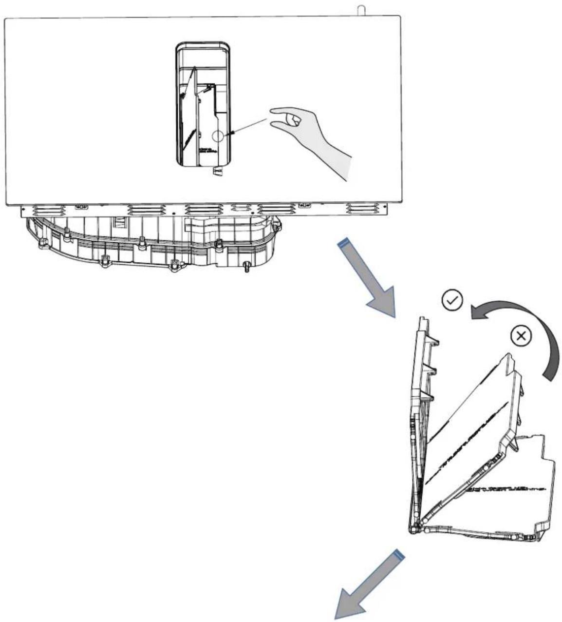 MIDEA MIH740Y038B - Umlenkblech am Herd installmenten - 35