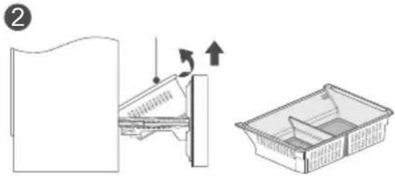 MIDEA MRF29D9BST - Cleaning the Freezer Drawers - 3