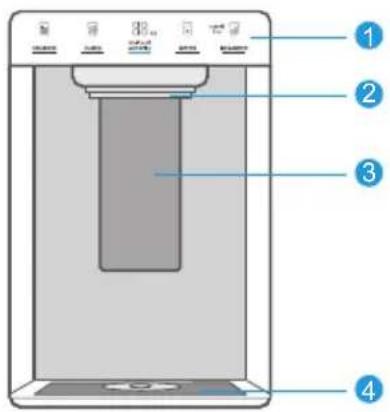 MIDEA MRF29D9BST - Water and Ice Dispenser - 1