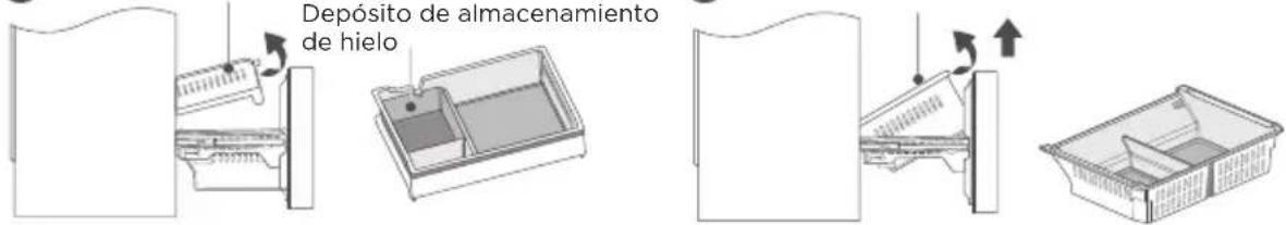 MIDEA MRF29D9BST - Limpieza del cajón del congelador - 1