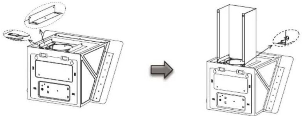 MIDEA MH60J76M21B - Cheminée décorative inférieure - 3