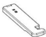 MIDEA MRT21D2BWW - Parts already mounted on the door (as shipped): - 2