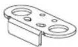MIDEA MRT21D2BWW - Parts already mounted on the door (as shipped): - 7