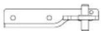 MIDEA MRT21D2BWW - Parts already mounted on the door (as shipped): - 1
