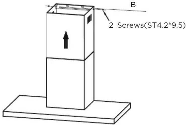 MIDEA MVT30W9AST - Upper Decorative Chimney: - 1